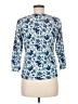 Architect Floral Blue Pullover Sweater Size P (petite) - photo 2
