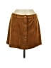 Bear Dance Solid Brown Casual Skirt Size M - photo 1