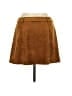 Bear Dance Solid Brown Casual Skirt Size M - photo 2