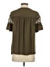 Express 100% Polyester Green Short Sleeve Blouse Size S - photo 2