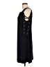 MSK Solid Black Casual Dress Size L - photo 5