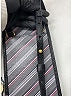 Thom Browne Stripes Gray Phone Case with Flap One size - photo 8