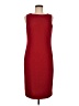 Evan Picone 100% Polyester Solid Red Burgundy Cocktail Dress Size 8 - photo 1