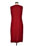Evan Picone 100% Polyester Solid Red Burgundy Cocktail Dress Size 8 - photo 2