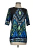 Sunny Leigh Blue 3/4 Sleeve Top Size S - photo 1