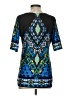 Sunny Leigh Blue 3/4 Sleeve Top Size S - photo 2