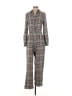 ASOS Plaid Gray Jumpsuit Size 4 - photo 1