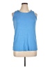 Sharon Young Blue Sleeveless Top Size XL - photo 1