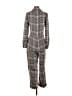 ASOS Plaid Gray Jumpsuit Size 4 - photo 2