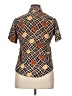 Assorted Brands Print Orange Short Sleeve Blouse Size XL (estimated) - photo 2