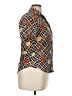 Assorted Brands Print Orange Short Sleeve Blouse Size XL (estimated) - photo 4