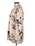 Calvin Klein 100% Polyester Floral Pink Long Sleeve Blouse Size L (estimated) - photo 5