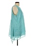 Fever 100% Polyester Teal Sleeveless Blouse Size L - photo 4