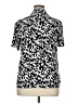 Cj Banks Animal Print Silver Short Sleeve Blouse Size 0X - photo 2
