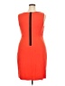 Mossimo 100% Polyester Solid Orange Cocktail Dress Size XXL - photo 2