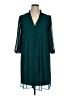 DKNY 100% Polyester Teal Casual Dress Size 14 - photo 1