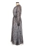 Talbots Animal Print Gray Casual Dress Size 8 - photo 5