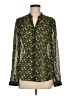 CAbi 100% Polyester Green Long Sleeve Blouse Size M - photo 1