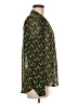 CAbi 100% Polyester Green Long Sleeve Blouse Size M - photo 4