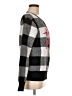 Holiday Time Checkered-gingham Gray Pullover Sweater Size M - photo 4
