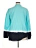 Sag Harbor 100% Cotton Color Block Teal Long Sleeve Blouse Size XL - photo 2