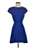 Babaton 100% Polyester Solid Blue Casual Dress Size 0 - photo 1
