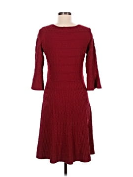 open lace back dress Kylie Red High-Neck Maxi Dress With Chiffon Skirt – Club L London main image 0