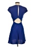 Babaton 100% Polyester Solid Blue Casual Dress Size 0 - photo 2