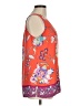 Violet & Claire 100% Polyester Orange Sleeveless Blouse Size M - photo 4
