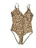 Unbranded Animal Print Gold One Piece Swimsuit Size M - photo 1