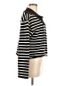 J.Crew 100% Cotton Stripes Black Fleece Size M - photo 4