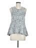 Theory Silver Sleeveless Blouse Size M - photo 1
