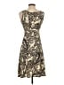 Donutz, Inc. Paisley Tan Cocktail Dress Size S - photo 2