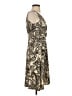 Donutz, Inc. Paisley Tan Cocktail Dress Size S - photo 4