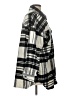 Black Tape_ 100% Polyester Plaid Gray Coat Size L - photo 4