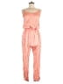 OVERLOVER Solid Pink Jumpsuit Size M - photo 1