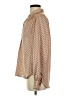 Dalia Collection 100% Polyester Polka Dots Orange Long Sleeve Blouse Size S - photo 5