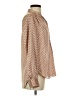 Dalia Collection 100% Polyester Polka Dots Orange Long Sleeve Blouse Size S - photo 4