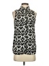 Julienne W. 100% Polyester Black Sleeveless Blouse Size XS - photo 1