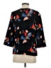 Boden 100% Polyester Black 3/4 Sleeve Blouse Size 4 - photo 2