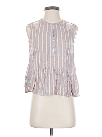 BCBGMAXAZRIA Sleeveless Button-Down Shirt (view 1)