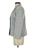 Nine West 100% Polyester Houndstooth Gray Blazer Size 4 - photo 5