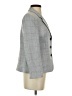 Nine West 100% Polyester Houndstooth Gray Blazer Size 4 - photo 4