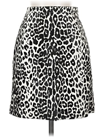 Michael Kors Collection Calf Hair Leather Skirt (view 1)