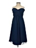 Assorted Brands 100% Polyester Blue Cocktail Dress Size 8 - photo 1