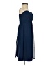 Assorted Brands 100% Polyester Blue Cocktail Dress Size 8 - photo 4