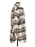 H&M Plaid Gray Coat Size M - photo 4