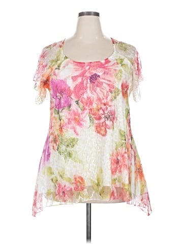 Brittany Black Short Sleeve Blouse (view 1)