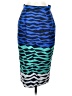 Bedo 100% Polyester Graphic Blue Formal Skirt Size S - photo 1