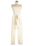 LoveShackFancy Solid Ivory Jumpsuit Size M - photo 1